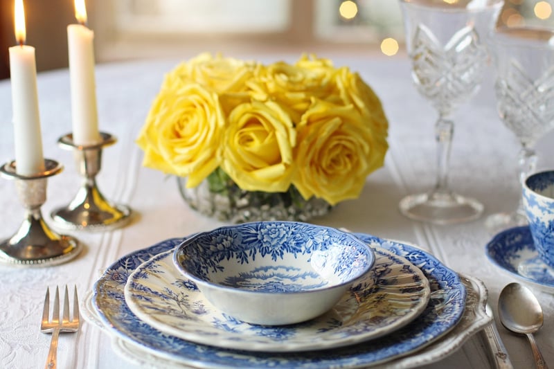 table setting with magical accents